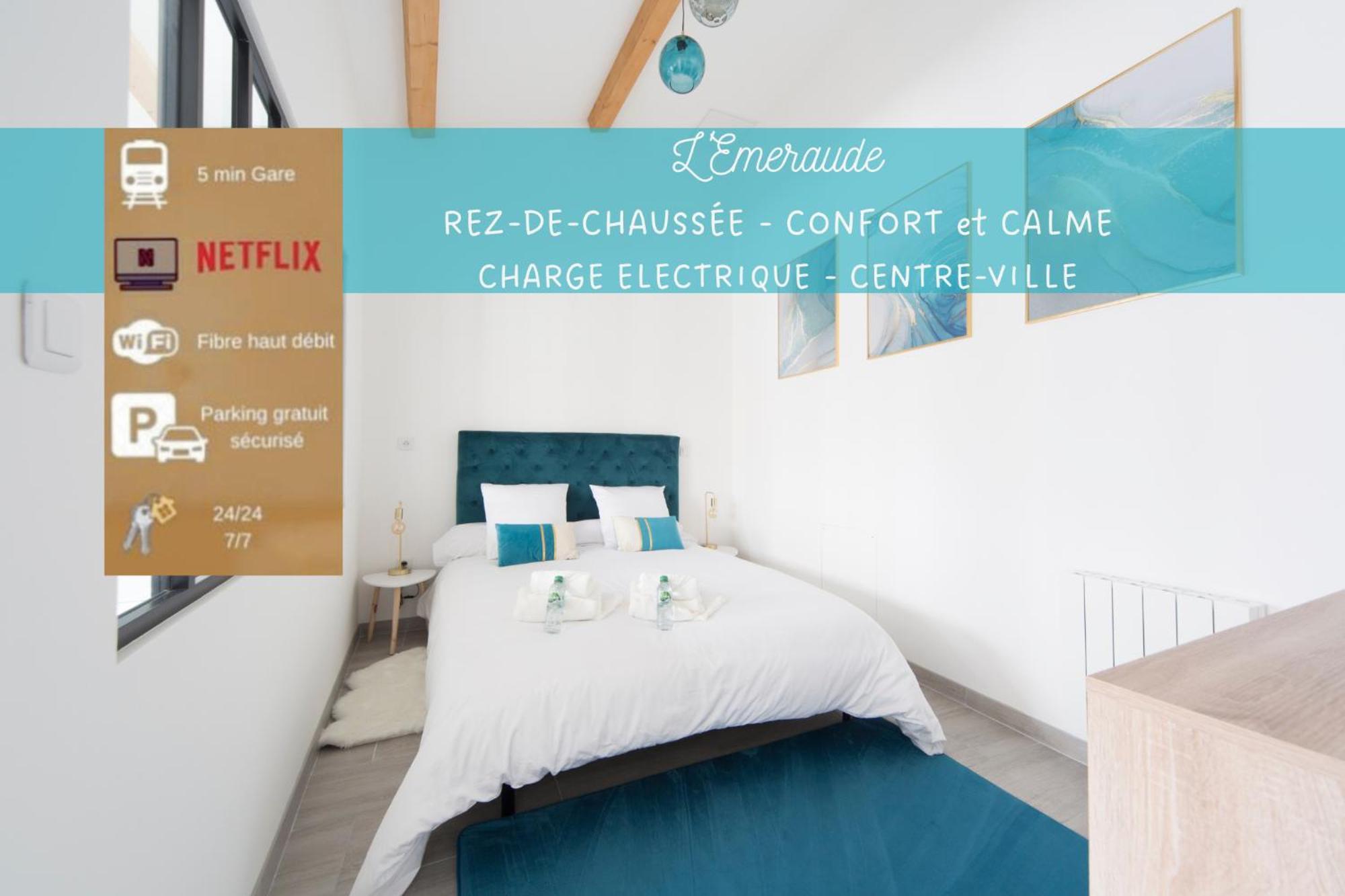 L'Emeraude Rez-De-Chaussee - Parking Prive -Zapart'Hotels Malesherbes Екстериор снимка
